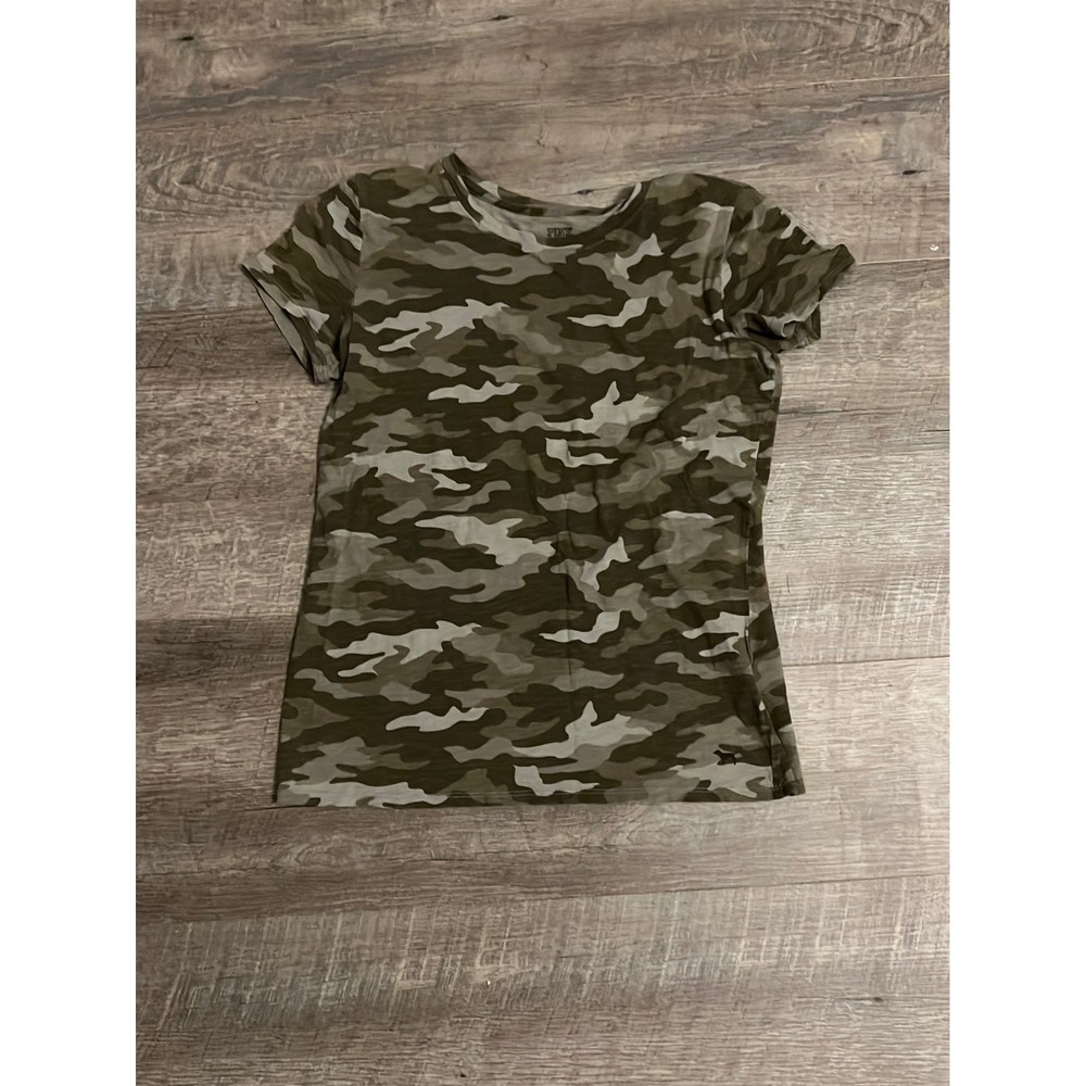 Victorias Secret PINK Camo Shirt Size Small